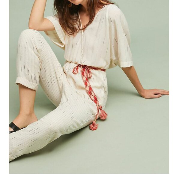 Feather Bone by Anthropologie Cream Boho Jumpsuit - Picture 10 of 10